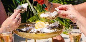 Champagne and Oysters at Aviary London